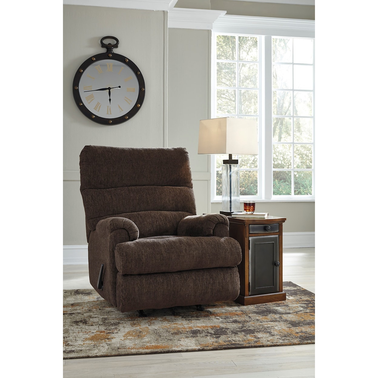 Signature Design by Ashley Man Fort Rocker Recliner