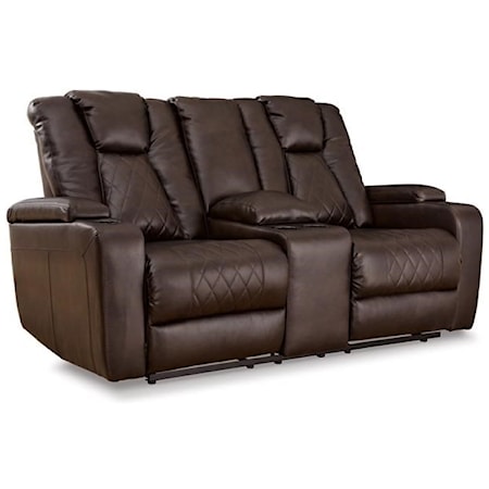 Reclining Console Loveseat