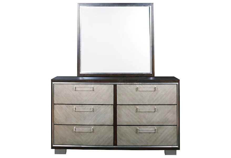 Maretto Dresser and Mirror Set by Signature Design by Ashley at Zak's Home Outlet