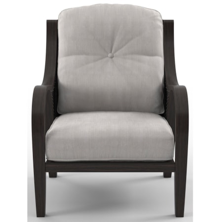 Set of 2 Lounge Chairs with Cushion