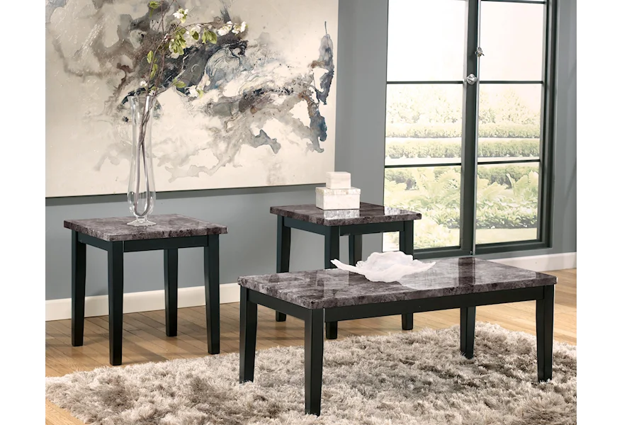 Maysville Set of 3 Occasional Tables by Signature Design by Ashley at HomeWorld Furniture