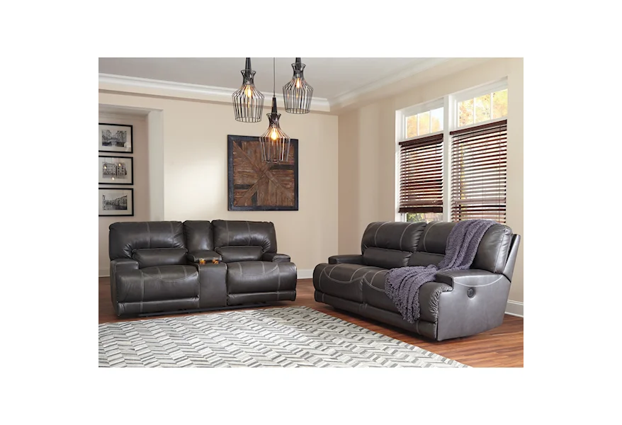 McCaskill Power Reclining Living Room Group by Signature Design by Ashley Furniture at Sam's Appliance & Furniture