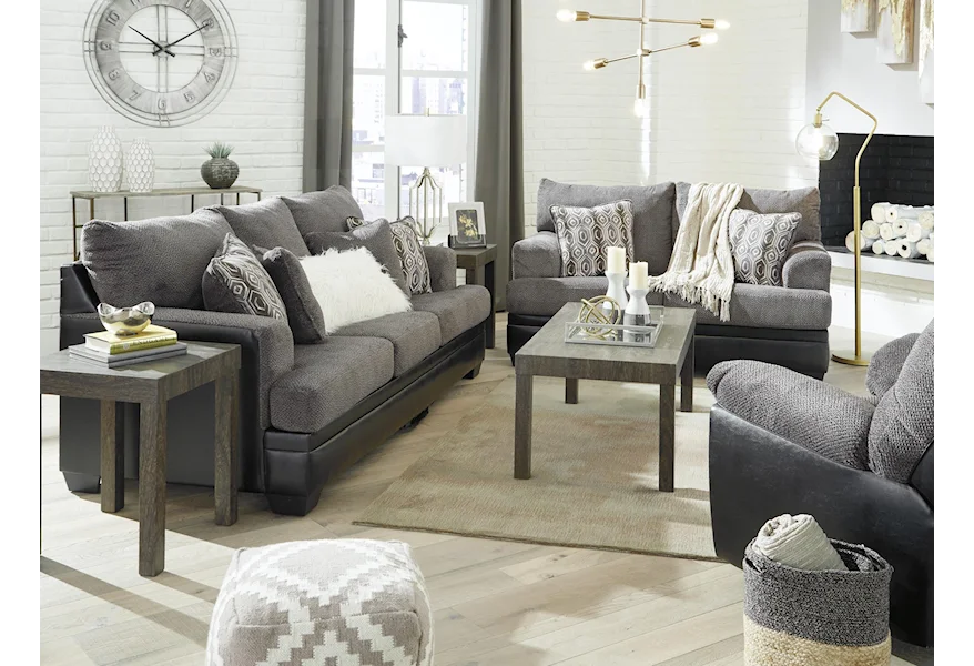 Millingar Sofa, Loveseat and Recliner Set by Signature Design by Ashley at Sam Levitz Furniture