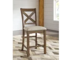 Signature Design by Ashley Moriville 6-Piece Rectangular Counter Table w/ Bench