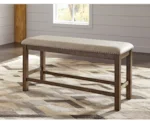 Signature Design by Ashley Moriville 6-Piece Rectangular Counter Table w/ Bench