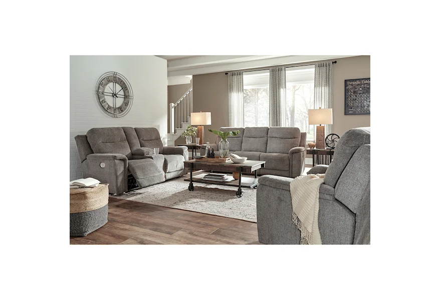 Mouttrie Power Reclining Living Room Group by Signature Design by Ashley at Goods Furniture
