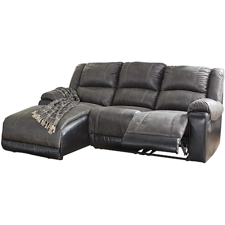 Reclining Sofa with Chaise