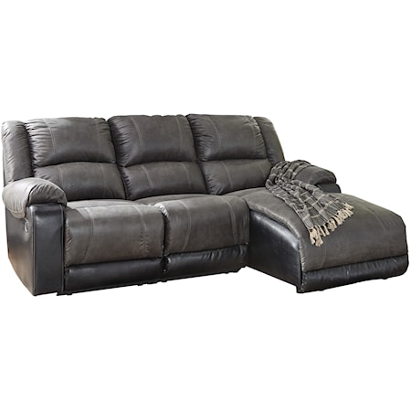 Reclining Sofa with Chaise