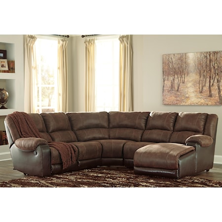 Reclining Sectional with Chaise