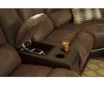 Signature Design by Ashley Nantahala Reclining Sectional with 2 Consoles & Chaise