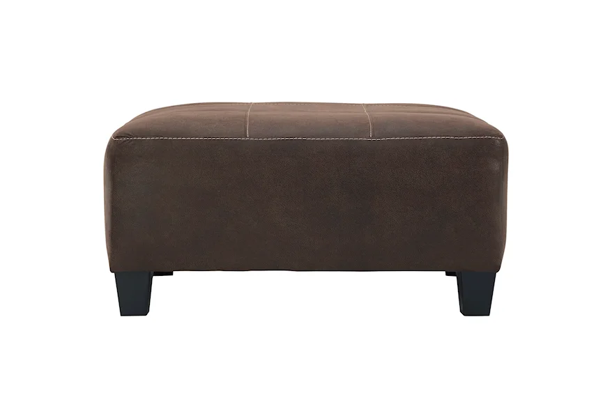 Navi Oversized Accent Ottoman by Signature Design by Ashley at Malouf Furniture Co.
