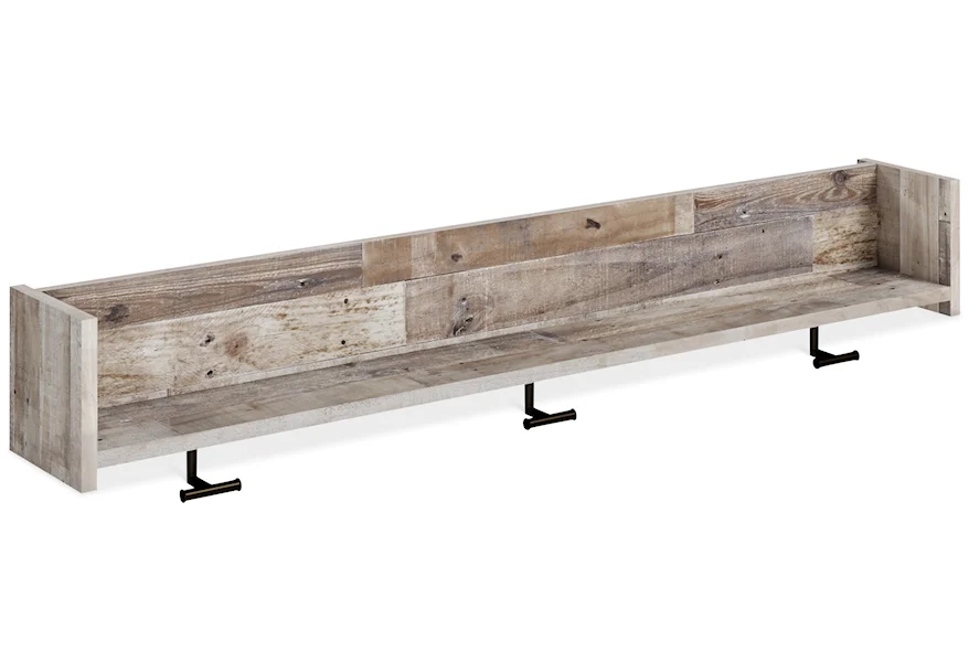 Neilsville Wall Mounted Coat Rack with Shelf by Signature Design by Ashley at Sam Levitz Furniture