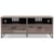 Signature Design by Ashley Neilsville Medium TV Stand with Butcher Block Pattern and Metal Base
