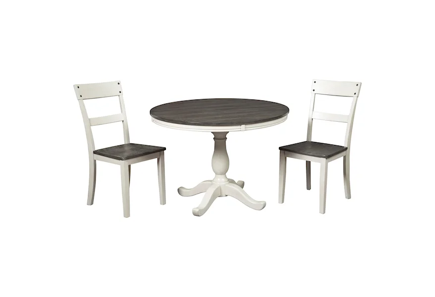 Nelling 3-Piece Round Dining Table Set by Signature Design by Ashley at Z & R Furniture