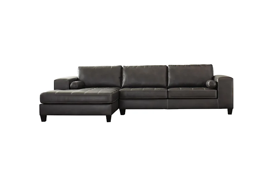 Nokomis 2-Piece Sectional with Chaise by Signature Design by Ashley at Zak's Home Outlet