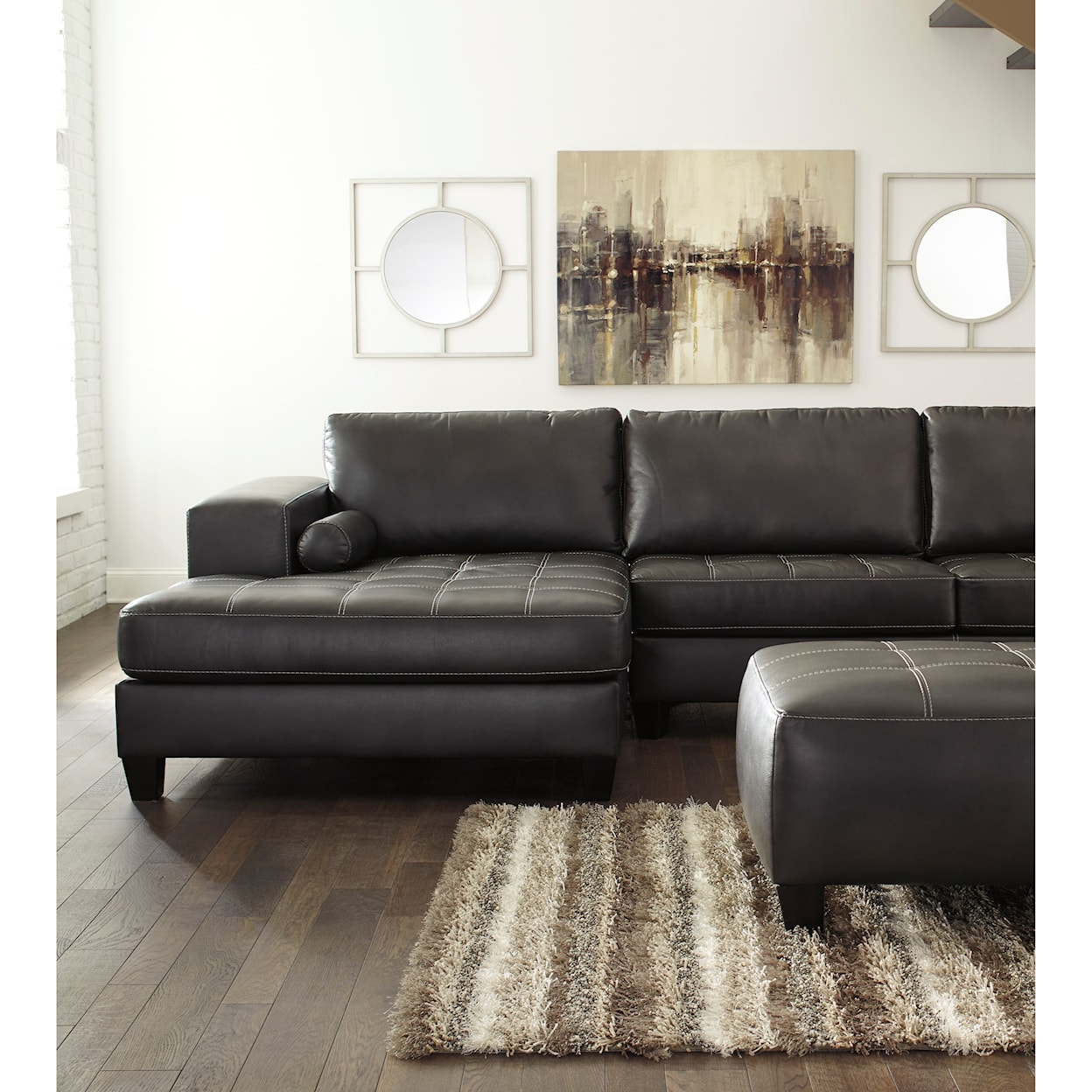 Ashley Furniture Signature Design Nokomis 2-Piece Sectional with Chaise