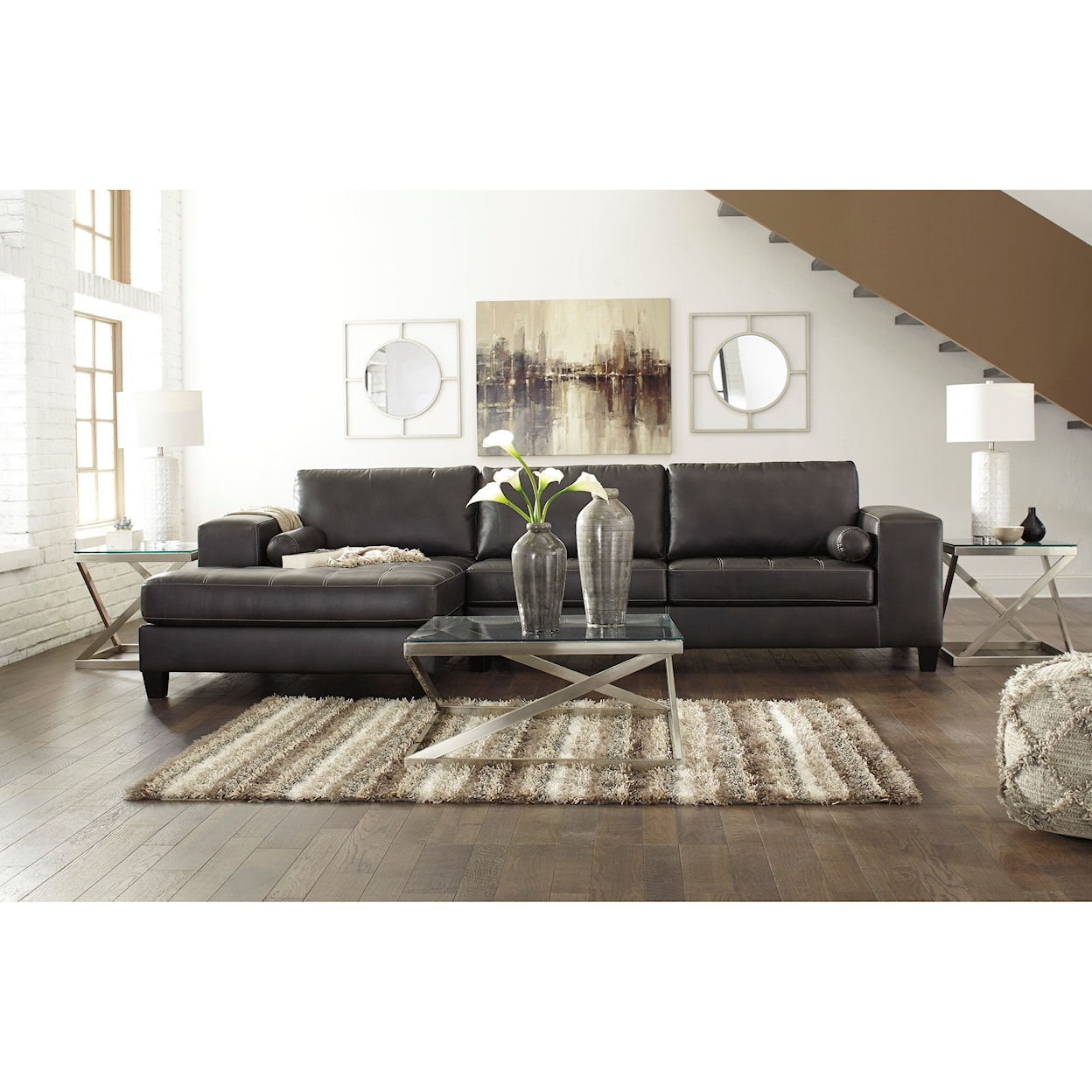 Signature Design by Ashley Nokomis 2-Piece Sectional with Chaise