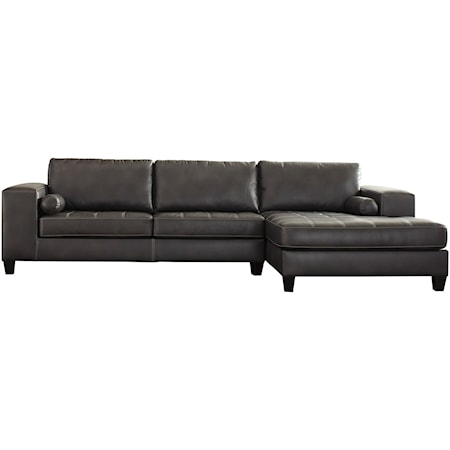 2-Piece Sectional with Right Chaise