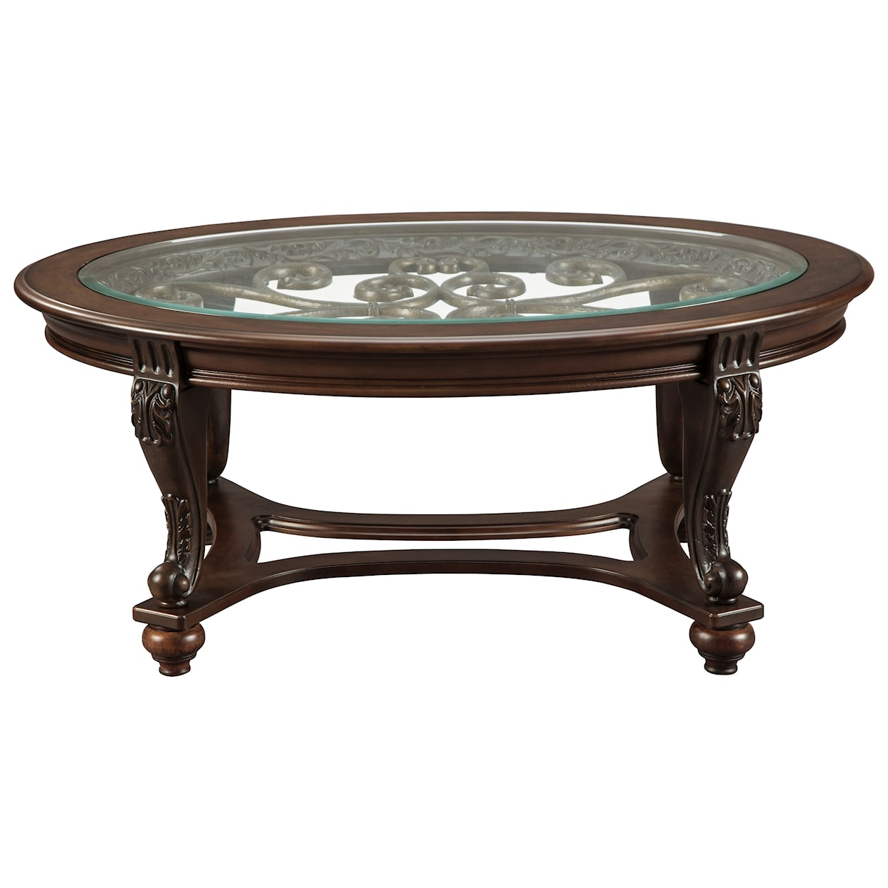 Signature Norcastle Oval Cocktail Table