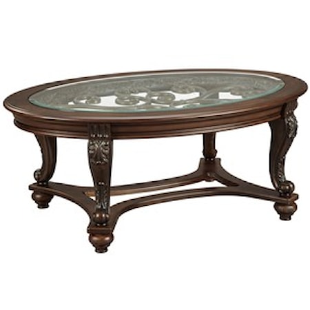 Oval Cocktail Table