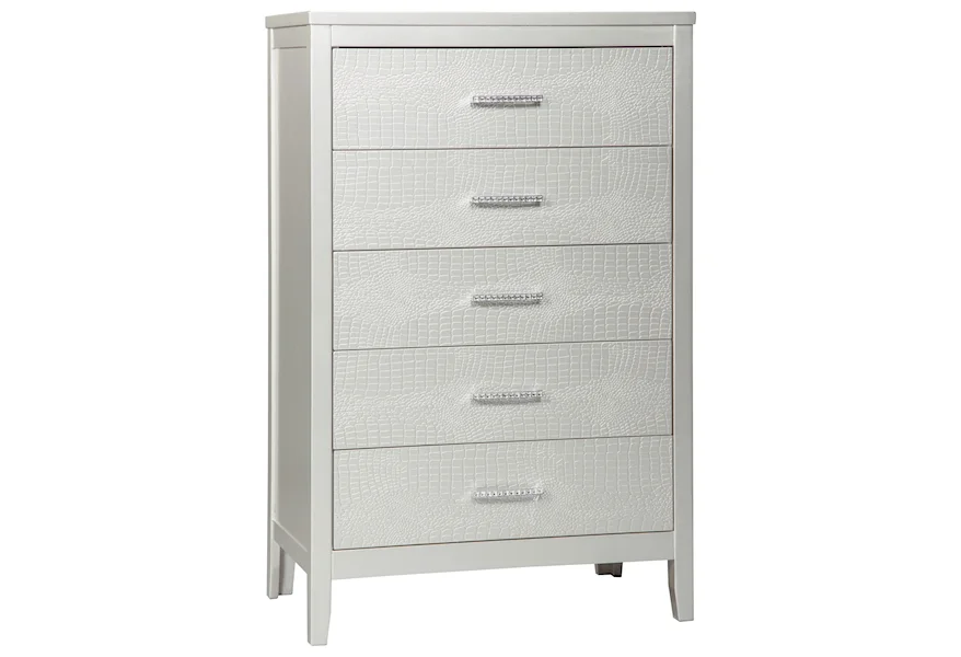 Olivet 5-Drawer Chest by Signature Design by Ashley at Malouf Furniture Co.