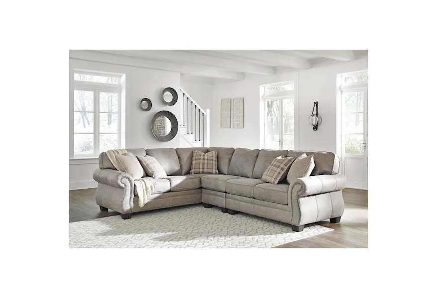 Olsberg 3 Piece L-Shaped Sectional by Signature Design by Ashley at Furniture Fair - North Carolina
