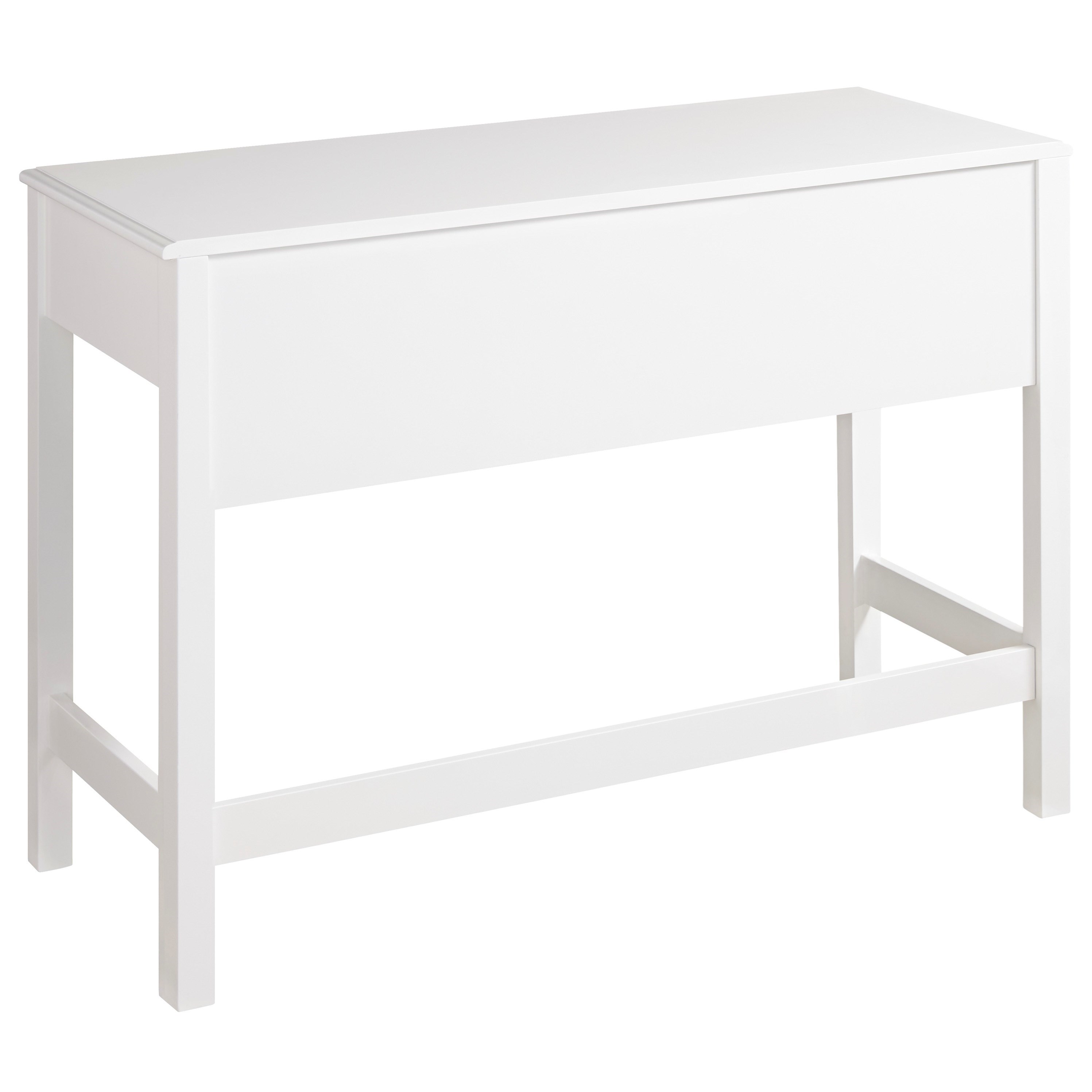 Signature Design by Ashley Othello White Finish Home Office Small Desk with Drawer Sheely's