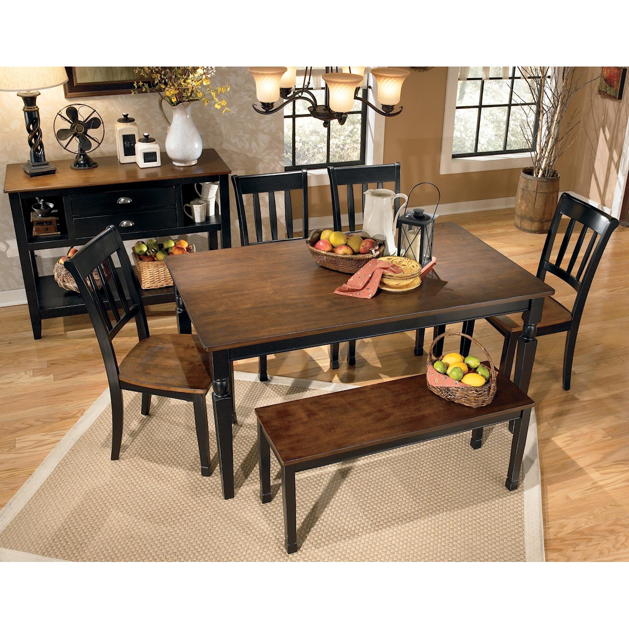 Signature Design by Ashley Furniture Owingsville Large Dining Room Bench
