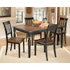 Signature Design by Ashley Owingsville 5-Piece Rectangular Dining Table Set