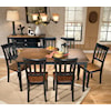 Signature Design Owingsville 7-Piece Rectangular Dining Table Set
