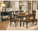 Signature Design by Ashley Owingsville Rectangular Dining Room Table