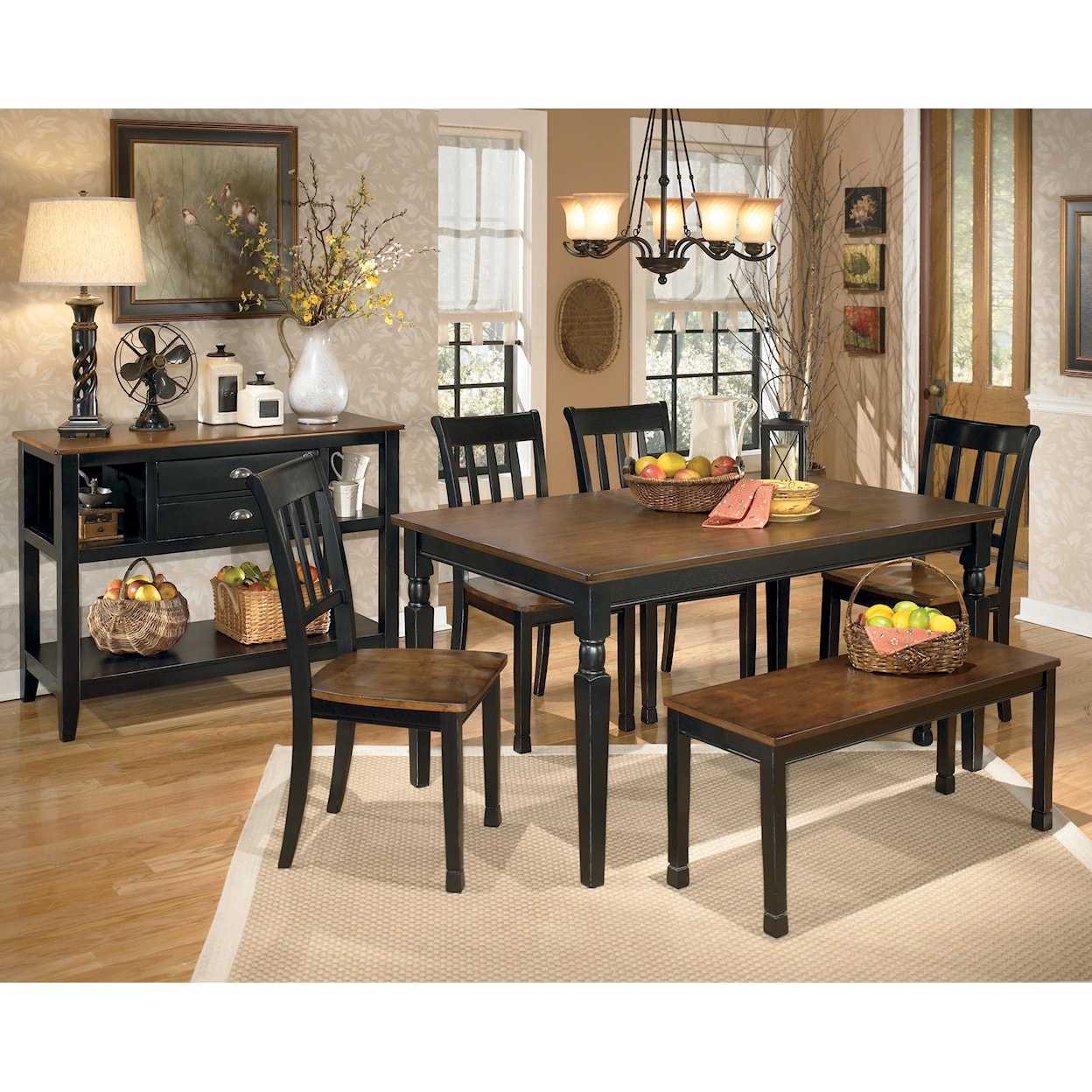 Signature Design by Ashley Owingsville Rectangular Dining Room Table