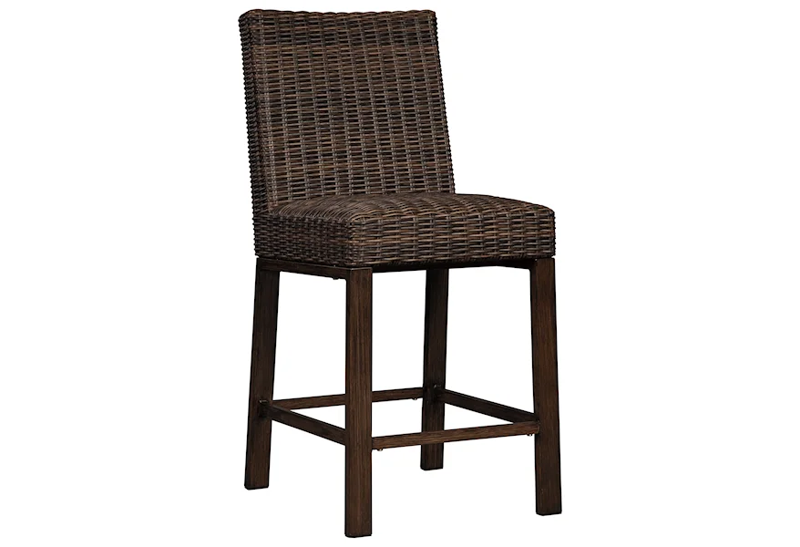 Paradise Trail Set of 2 Barstools by Signature Design by Ashley at Sparks HomeStore