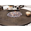 Signature Design by Ashley Paradise Trail Outdoor Fire Pit Table Set