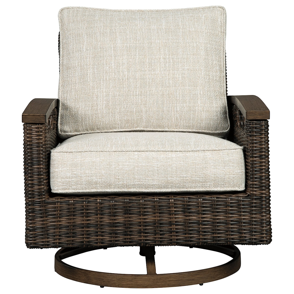 Signature Design by Ashley Paradise Trail Swivel Lounge Chair