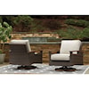 Signature Design by Ashley Paradise Trail Swivel Lounge Chair