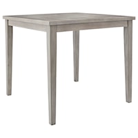 Casual Square Counter Table with Melamine Top
