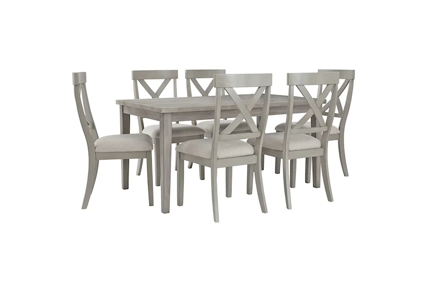 Parellen 7-Piece Table and Chair Set by Signature Design by Ashley at Furniture Fair - North Carolina