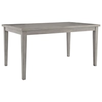 Casual Rectangular Dining Table with Melamine Top