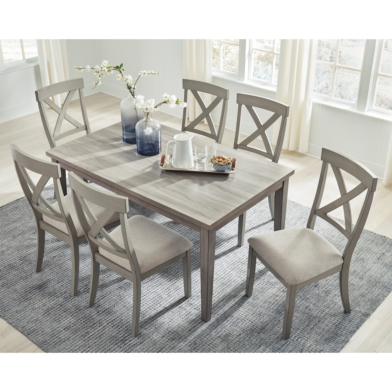 Ashley Furniture Signature Design Parellen Rectangular Dining Room Table
