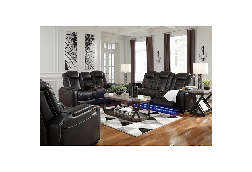 Party Time Power Reclining Living Room Group by Signature Design by Ashley at Zak's Home Outlet