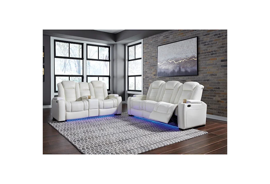 Party Time Power Reclining Living Room Group by Signature Design by Ashley at Sam Levitz Furniture