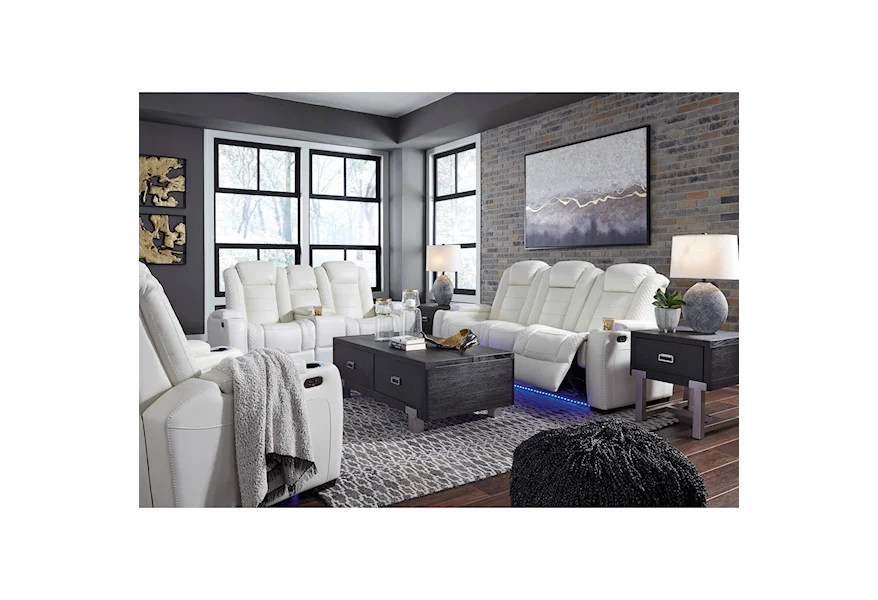 Party Time Power Reclining Living Room Group by Signature Design by Ashley at Sparks HomeStore