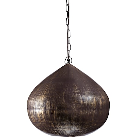 Aminali Antique Brass Finish Metal Pendant