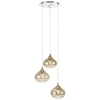 Signature Design by Ashley Pendant Lights Jodoc Silver Finish Glass Pendant Light