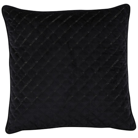 Piercetown Black Pillow