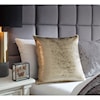 Signature Design by Ashley Furniture Pillows Maxandria - Gold/Grey Sequin Pillow Cover