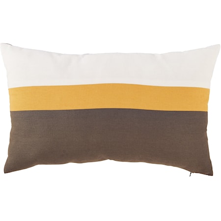 Jacop Gray/Yellow/White Pillow