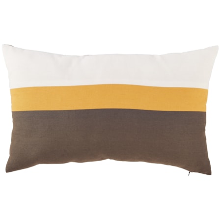 Jacop Gray/Yellow/White Pillow
