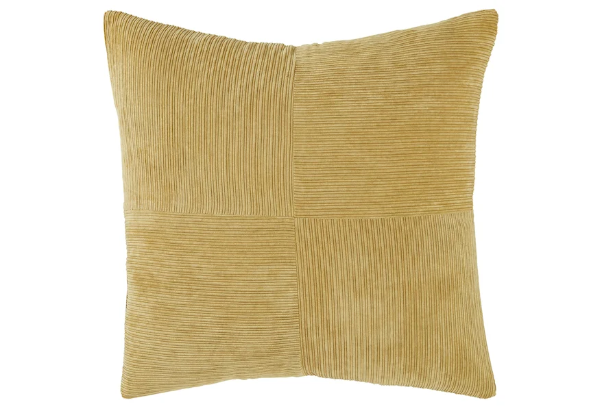 Pillows Jinelle Ochre Pillow by Signature Design by Ashley at Lapeer Furniture & Mattress Center